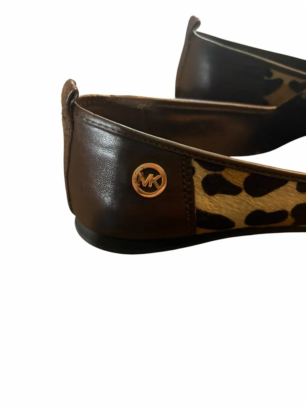 Michael Kors Merit Leopard-Print Slip-On Flats Women’s Size 7.5M